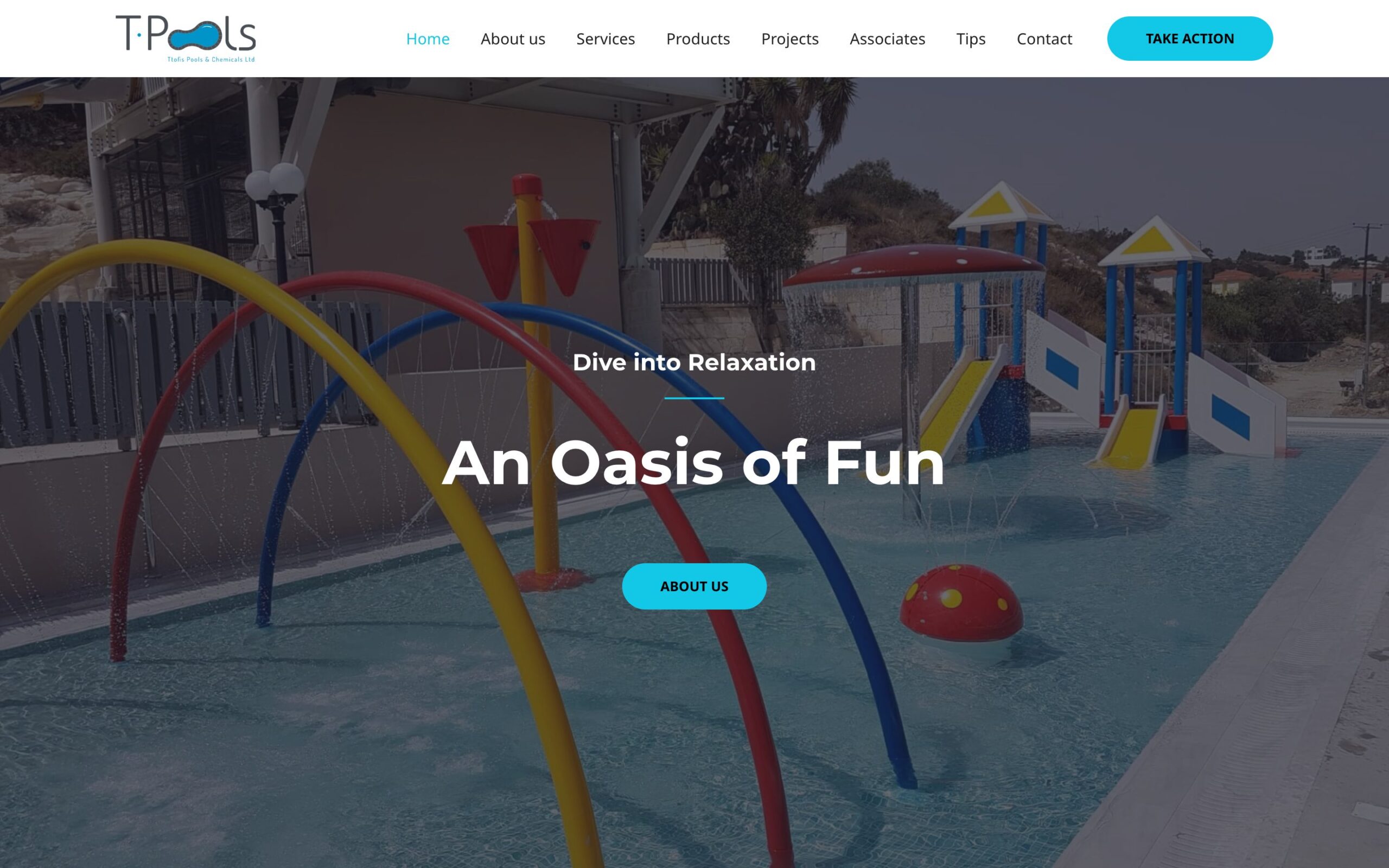 T-Pools website