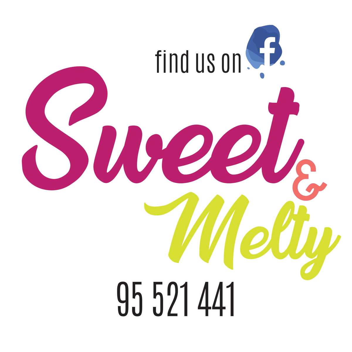 Λογότυπο Sweet and Melty, σχεδιασμένο από τη Digitsols